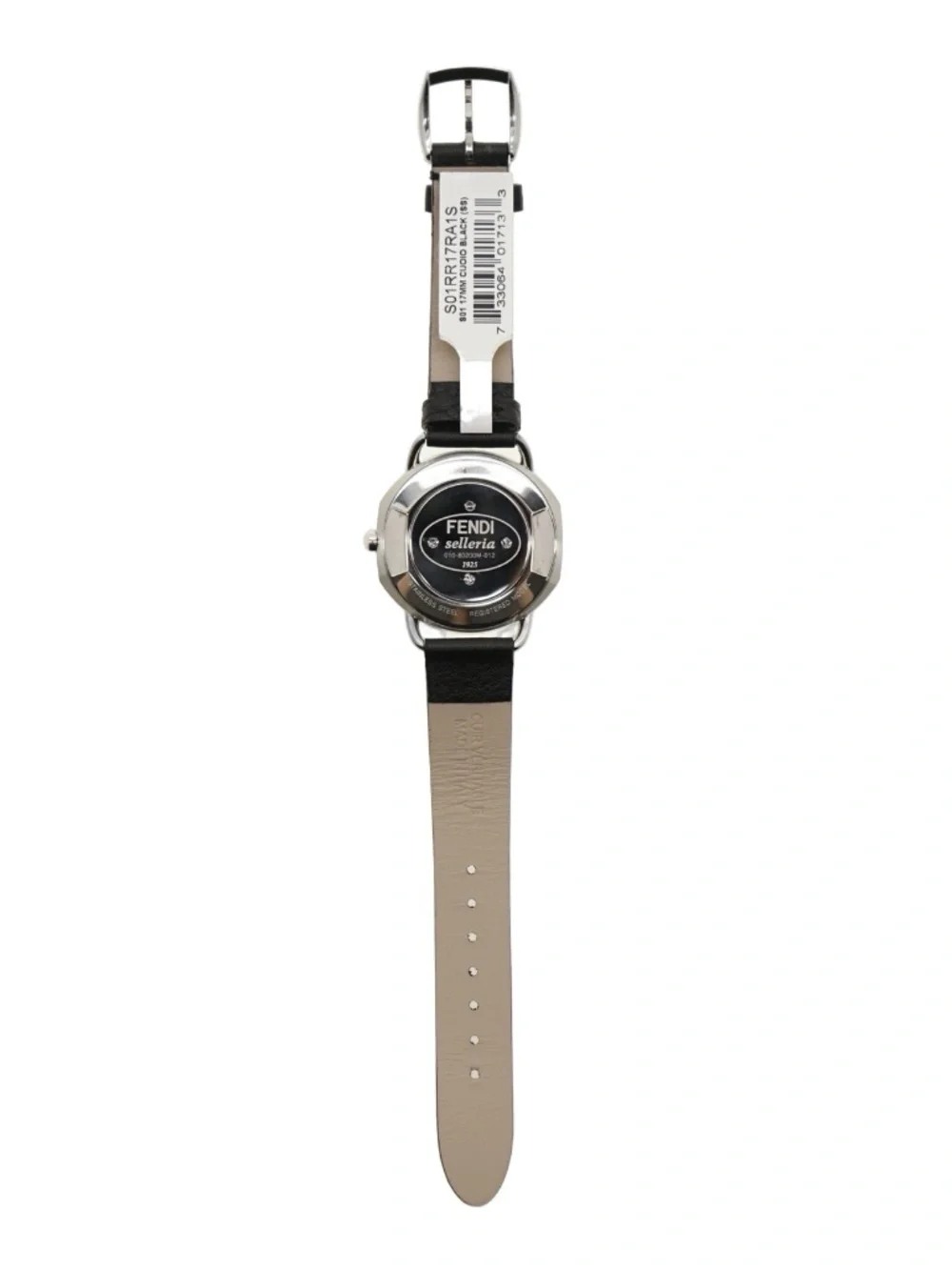 Fendi Watch Selleria Mother Of Pearl Set With Diamonds FOW526 New